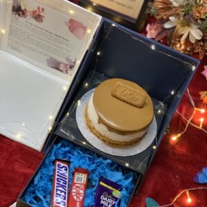 Birthday Cake Wooden Box with Chocolates