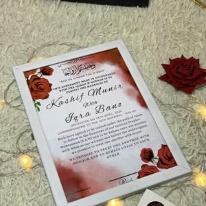 A4 Nikah Certifificate